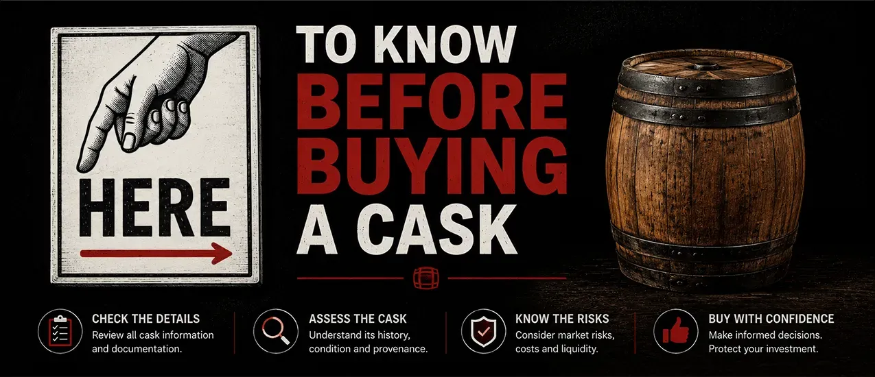 Whisky cask pricing trends and valuation factors in 2026