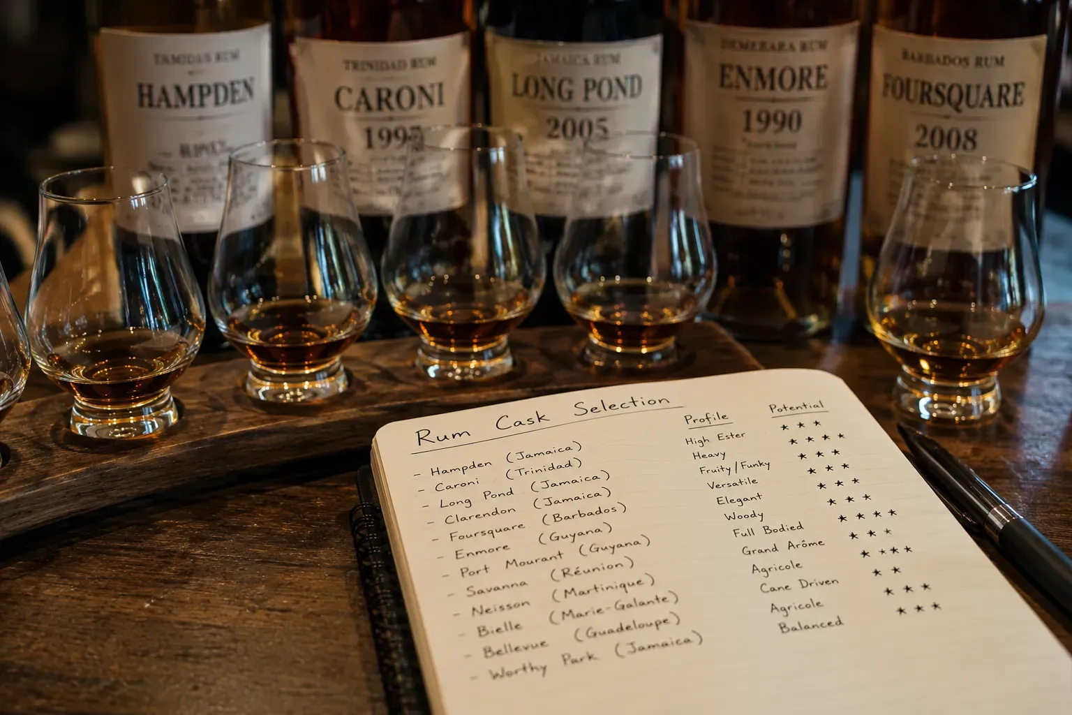 Aged Rum casks available for independent bottlers