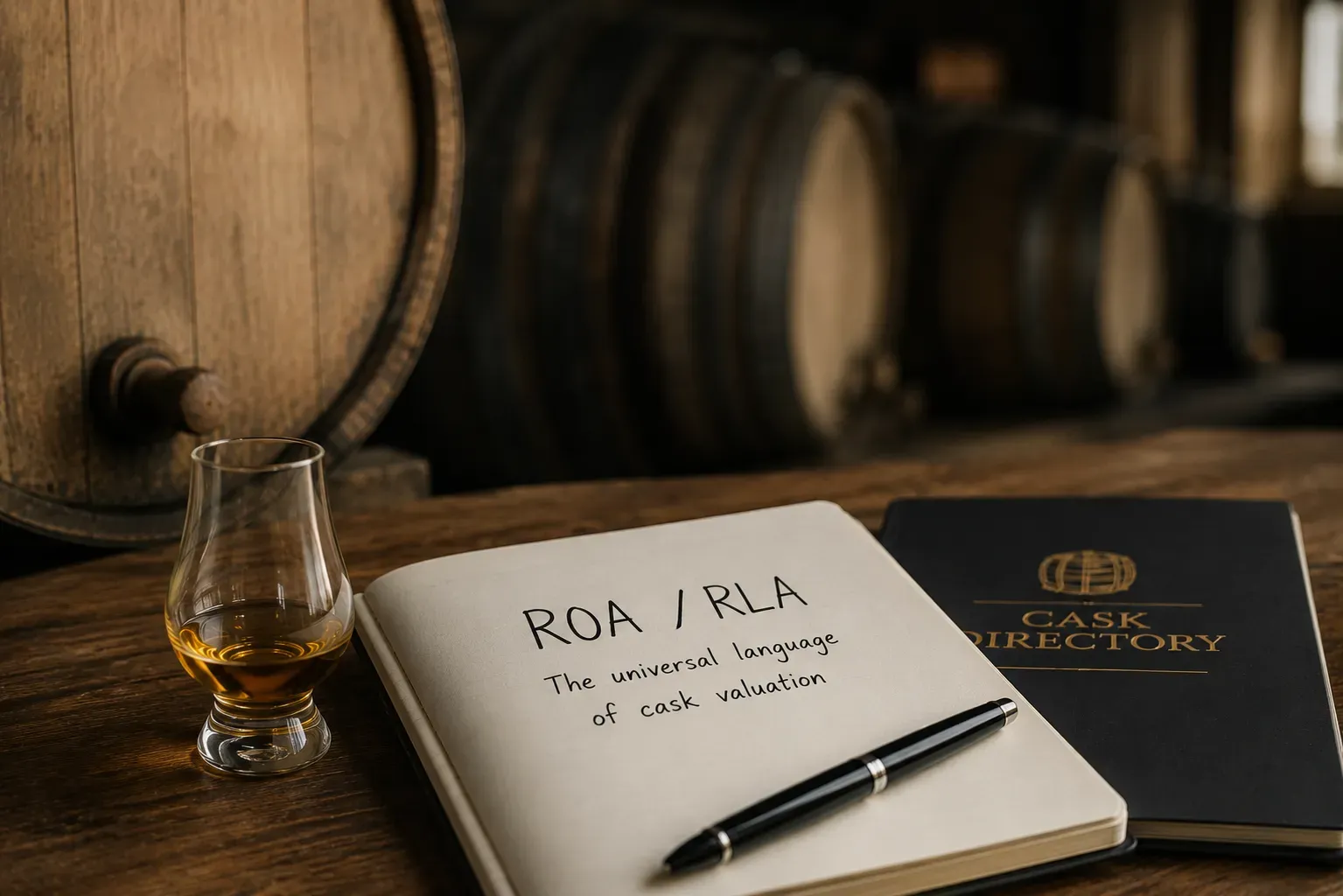 RLA and ROA cask measurement illustration
