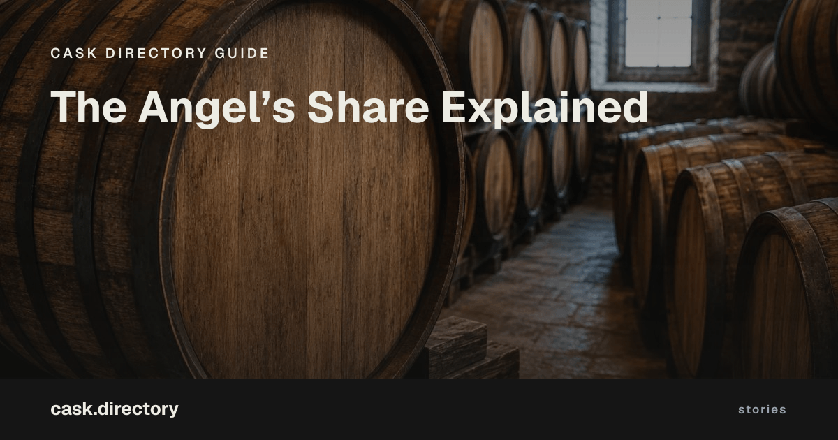 Angel's Share concept illustration